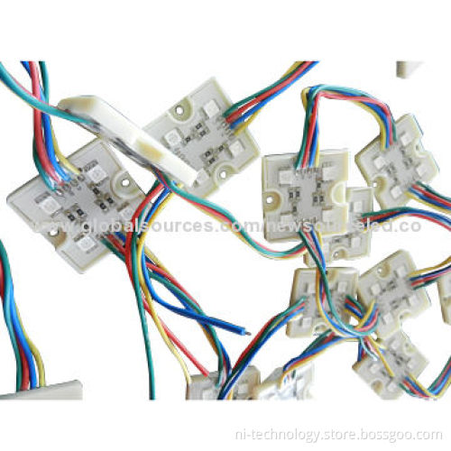 36*36 4-piece Plastic Shell SMD5050 Water-resistant RGB LED Module for Channel Letter Signage
